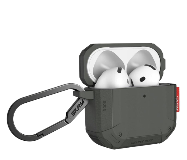 Skinarma Etui Mecha CE do AirPods 4 oliwkowy - 1349115 - zdjęcie 3
